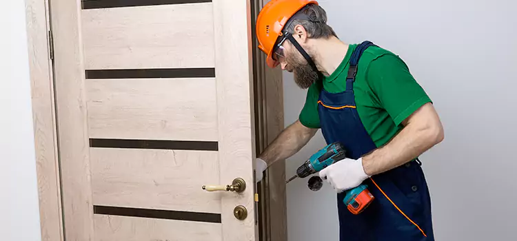 Replace Internal Door Handle with Lock Lockport